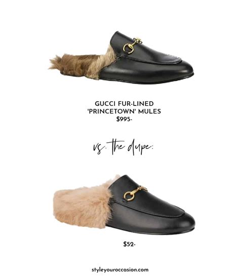 gucci mule loafers dupe